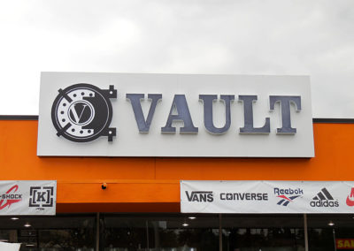 Custom Channel Letters Sign for Vault - view 2