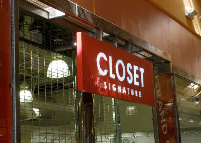Custom Designed Sign for Closet Fashion