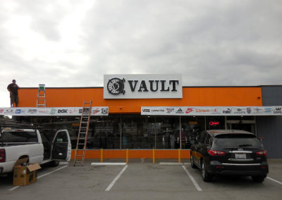 Custom Channel Letters Sign for Vault - view 3