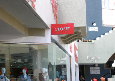 Custom Designed Blade Sign for Closet Fashion
