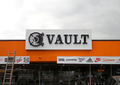 Custom Channel Letters Sign for Vault