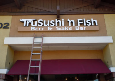 Custom Channel Letters Sign for Tru N' Fish