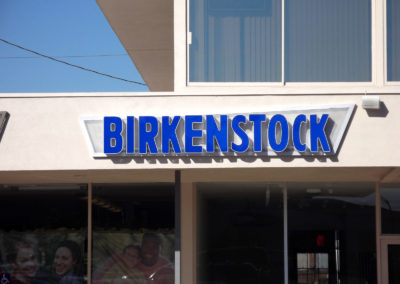 Custom Channel Letters Sign for Birkenstock