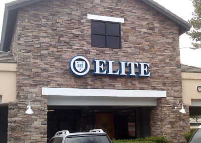 Custom Channel Letters Sign for Elite - view 2