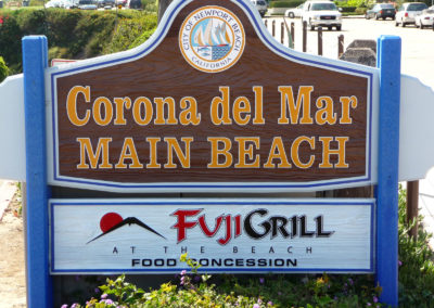 Custom Monument Sign for Fuji Grill