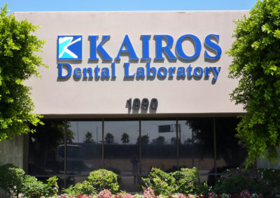 Custom Channel Letters Sign for Kairos Dental Laoratory