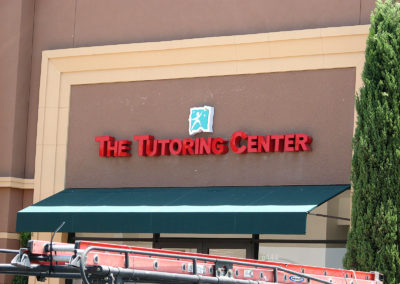 Exterior Storefront Sign for The Tutoring Center
