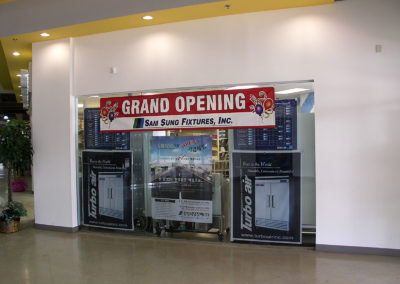 Custom Grand Opening Banner for indoor Store