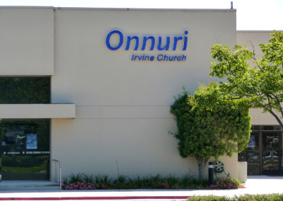 Custom Channel Letters Sign for Onnuri Irvine Church - view 2