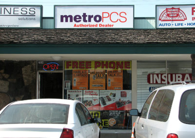 Custom Sign for Metro PCS