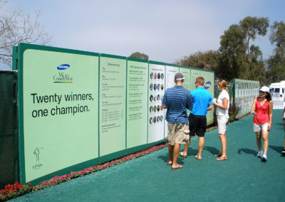 Custom Outdoor Signs and Graphics for Samsung Championship Tour