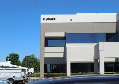 Custom Exterior Dimensional Sign for Humax - view 3