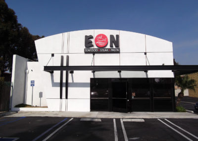 Custom Channel Letters Sign for EON Restaurant