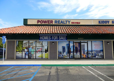 Custom Window Graphics for Power Realty