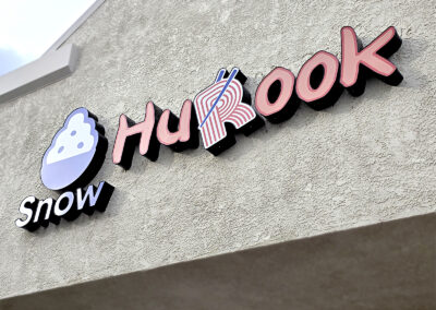 Channel - Letter - Signs - Snow Hurook - Image2