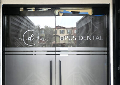 Opus Dental - Frosted Window Film - Image1