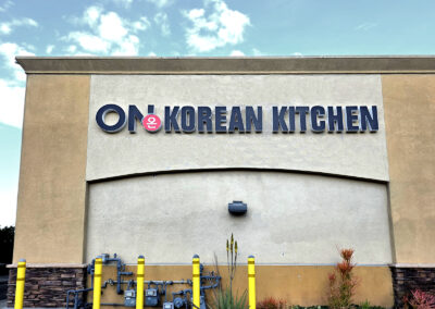 Channel - Letter - Signs - On Korean Kitchen - Image2