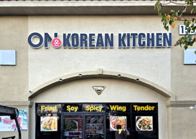 Channel - Letter - Signs - On Korean Kitchen - Image3