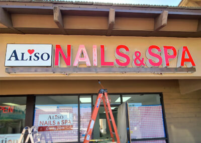 Channel - Letter - Signs - Aliso Nails - Image2