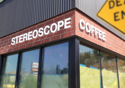 Dimensional - Letters - Wall - Signs - Stereoscope Coffee - Image2