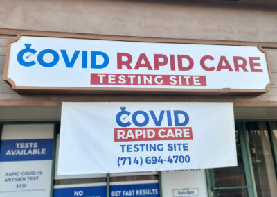 Storefront - Signs - Graphics - Covid Rapid Care - Image4