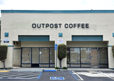 Reverse Channel Letter - Storefront Signs - Outpost Coffee -Image4