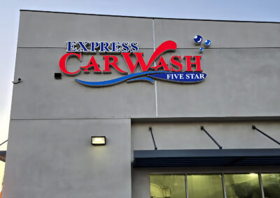 Five - Star - Express - Carwash - Channel - Letters - Image5