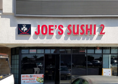 Joes - Sushi - Channel - Letter - Sign - Image1