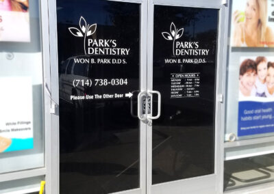Parks - Dentistry - Vinyl - Lettering - Image3